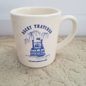 Vintage World's Fair 1982 Becky Thatcher Steamboat Mug